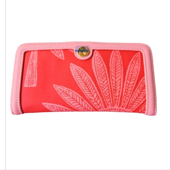Spartina 449 Small Snap Wallet Palmetto FrondRFID Protected NEW